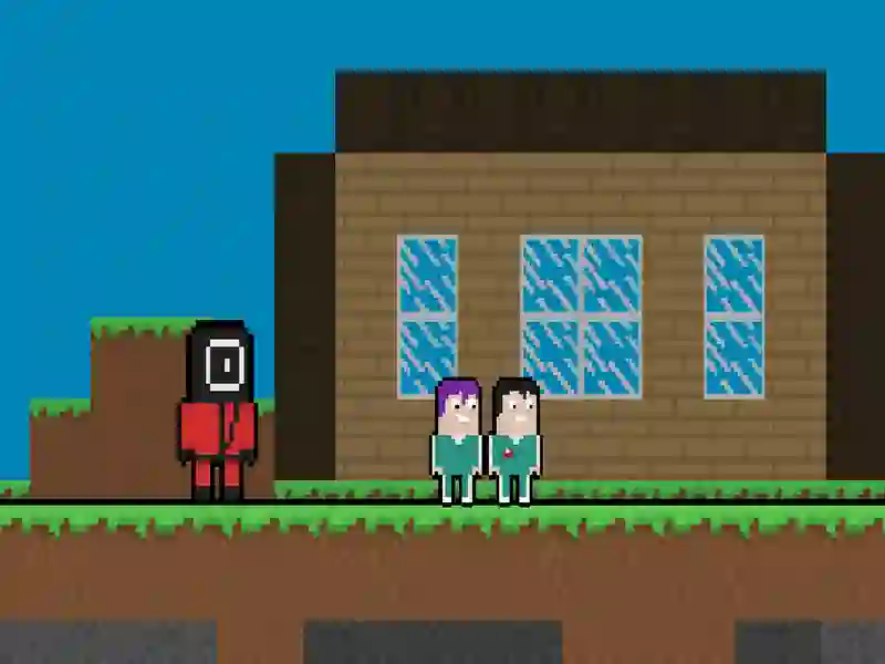 Gêm Dianc sgwid ond blockworld ar-lein