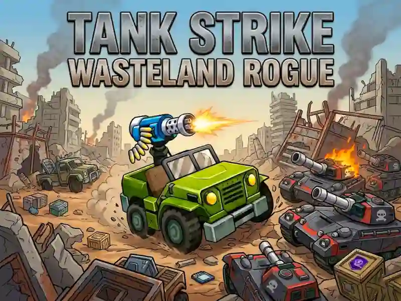 Gêm Tank Strike Wasteland Rogue ar-lein