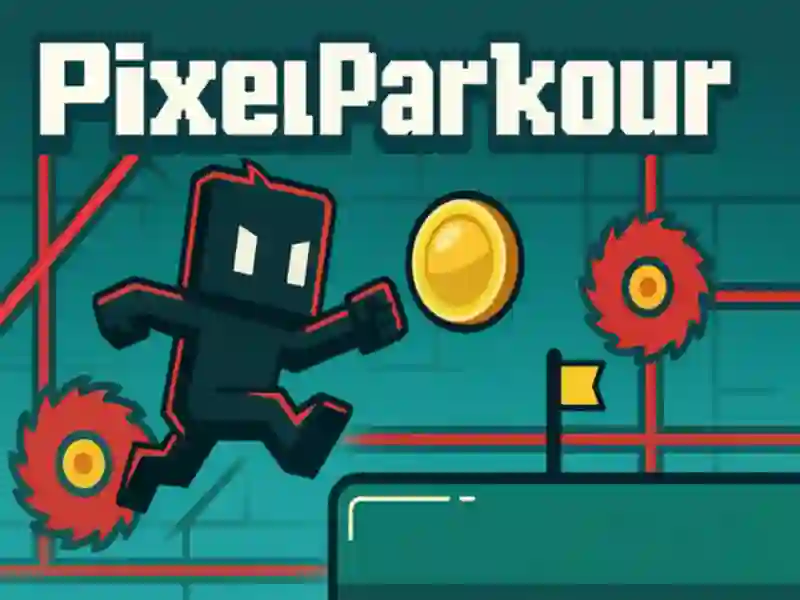 Gêm Pixel Parkour ar-lein