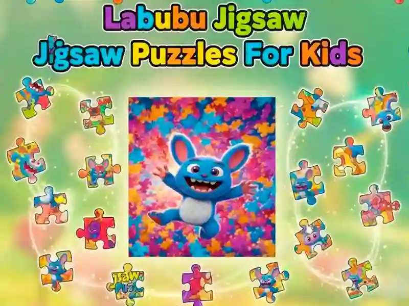 Gêm Posau Jig-so Labubu i Blant ar-lein