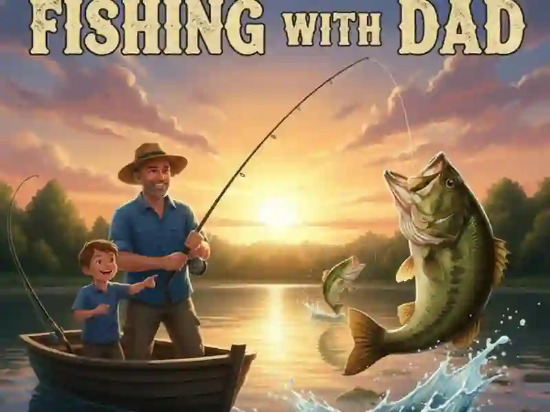 Gêm Pysgota gyda Dad ar-lein