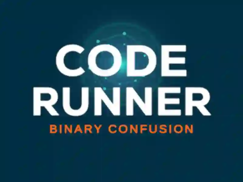 Gêm Code Runner Dryswch Deuaidd ar-lein