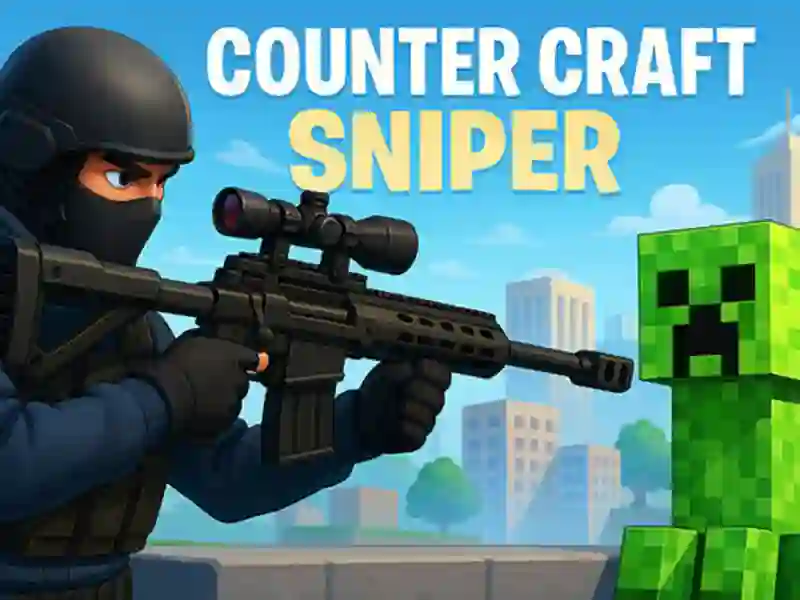 Gêm Sniper Crefft Cownter ar-lein