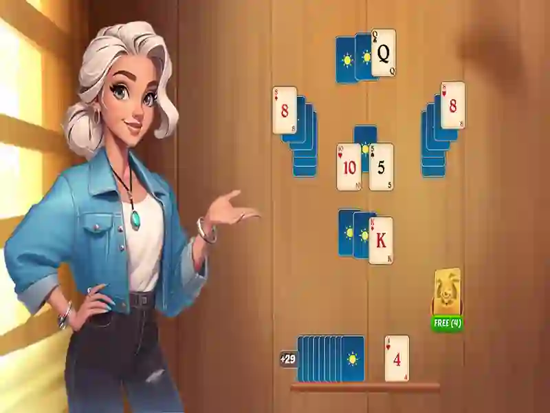 Gêm Solitaire gwyliau arbennig ar-lein