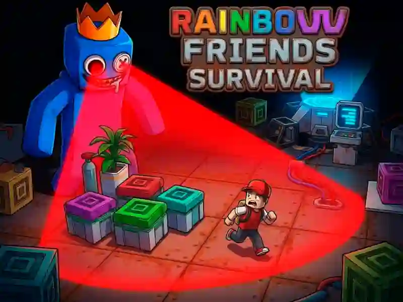 Gêm Rainbow Friends Survival ar-lein