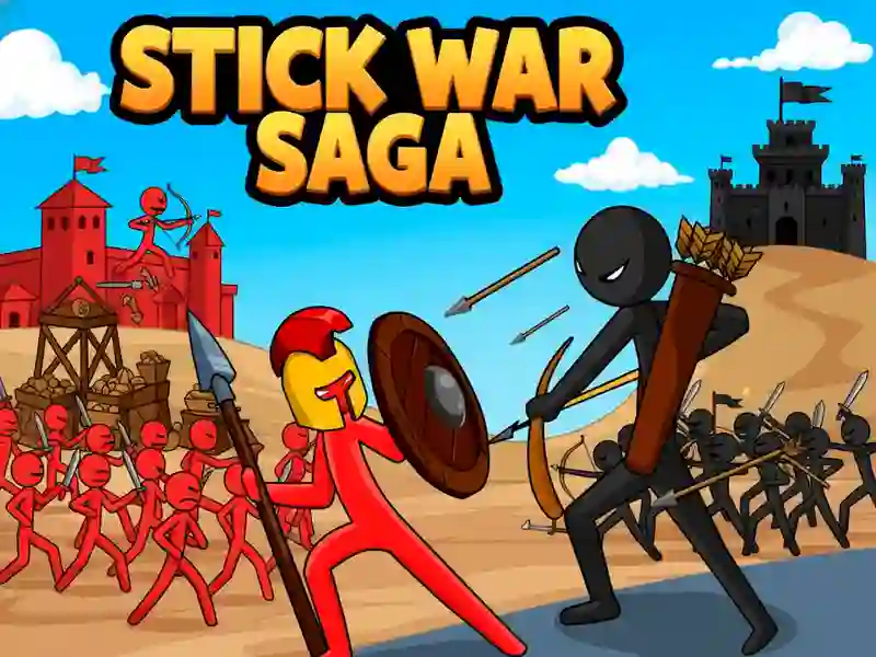 Gêm Stick War Saga ar-lein