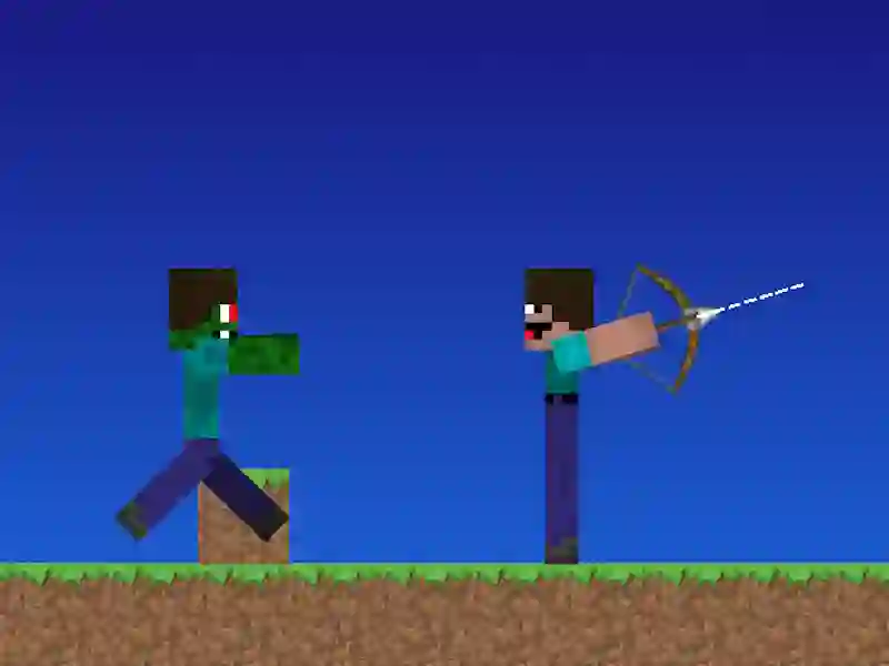 Gêm Noob vs pro ond saethwyr minecraft ar-lein