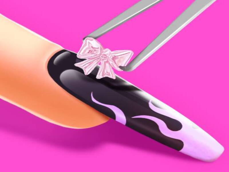 Gêm Ewinedd Acrylig 3D: Gêm Celf Ewinedd ar-lein
