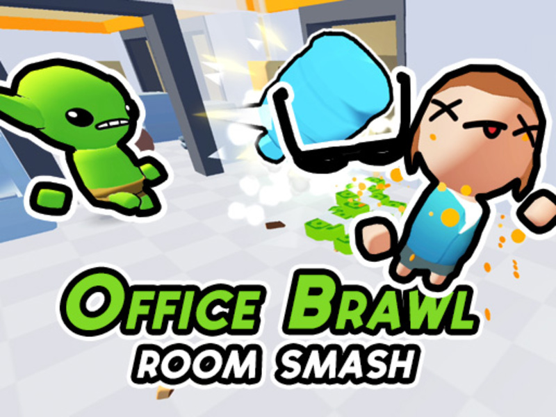 Gêm Smash ystafell ffrwgwd swyddfa ar-lein