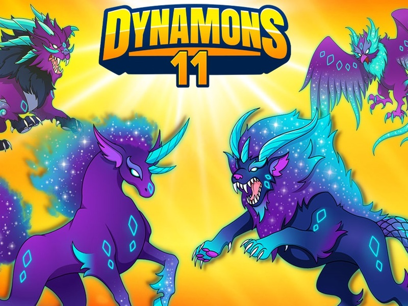 Gêm Dynamonau 11 ar-lein