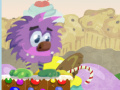 Gêm Mae'r monster eisiau candy ar-lein