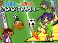 Gêm Pêl-droed Yuki a Rina ar-lein