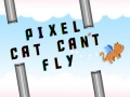 Gêm Nid yw cath pixel yn gallu hedfan ar-lein