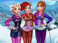 Gêm Princeses yn ymweld â Arendelle ar-lein