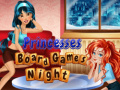 Gêm Noson Gemau Bwrdd y Prinsesau ar-lein