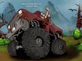 Gêm Neidio Flip Trac Monster ar-lein