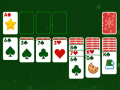 Gêm Solitaire Clasig Nadolig ar-lein