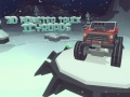 Gêm 3D Monster Truck: Ffyrdd Iâ ar-lein