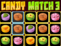 Gêm Candy Match 3 ar-lein