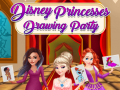 Gêm Parti Darluniau gyda Phrincesau Disney ar-lein