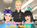Gêm Saloons Gwallgof Kendall Jenner a Ffrindiau ar-lein