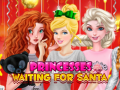 Gêm Princesa yn Aros am Santa ar-lein