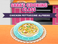 Gêm Dosbarth Coginio Sara: Fettuccine Alfredo Cyw Iau ar-lein