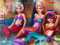 Gêm Sauna Mermaids Realife ar-lein