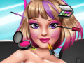 Gêm Salŵn Make Up Superhero! ar-lein