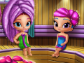 Gêm Genies Glittery Sauna Real ar-lein