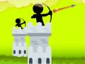 Gêm Castell yr Archwr Stickman ar-lein