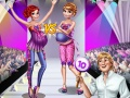 Gêm Sioe Catwalk Princesau Beichiog ar-lein