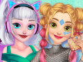 Gêm Ffasi y Dyfodol Elsa a Rapunzel ar-lein