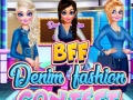 Gêm Cystadleuaeth Ffasiwn Denim BFF 2019 ar-lein