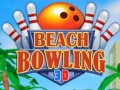 Gêm Bowl ar y traeth 3D ar-lein