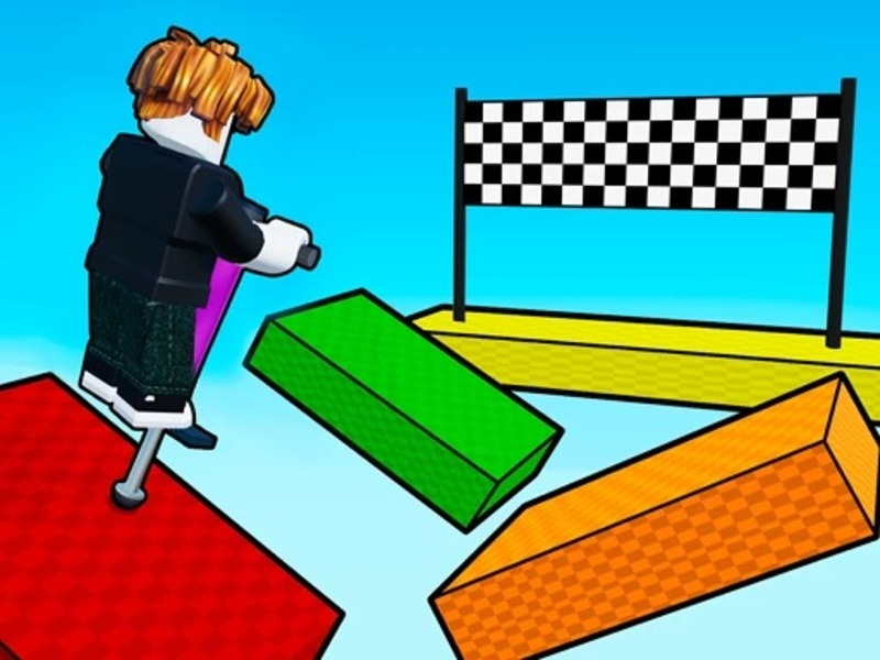 Gêm Obby: Pogo Parkour! ar-lein