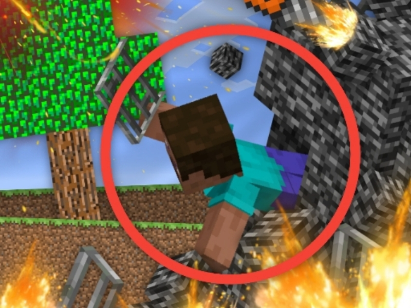 Gêm Dianc o'r carchar yn MineBlock! Dinistr! ar-lein