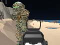 Gêm Ymosod ar y traeth: Survive Gungame ar-lein