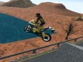 Gêm Stunts Beiciau ar drafodaeth ar yr autostrada ar-lein