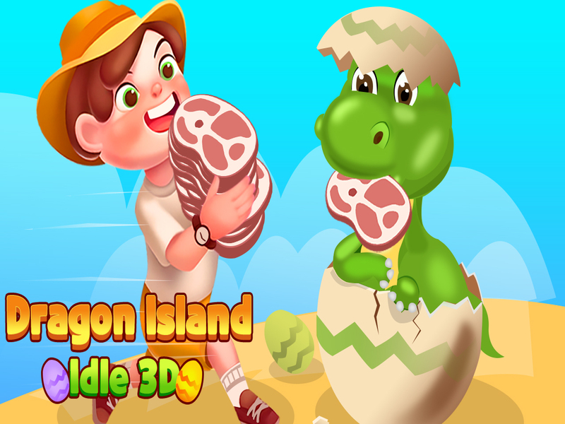 Gêm Ynys y Ddraig yn segur 3d ar-lein