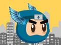 Gêm Flappy Superhero Dunk ar-lein