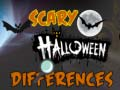 Gêm Gwahaniaethau ofnadwy Halloween ar-lein