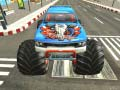 Gêm Parcio Monster Truck yn y Ddinas ar-lein