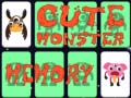 Gêm Cofio Monster Cute ar-lein
