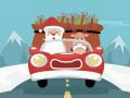 Gêm Pusle Santa sy'n rhoi anrhegion ar-lein