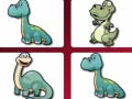 Gêm Her Cofio gyda Dinosoriaid Cartŵn ar-lein