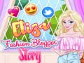 Gêm Stori Blogger Ffasiwn Eliza ar-lein