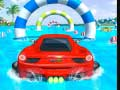 Gêm Stunts Car Surfing Dŵr a Rasio Car ar-lein