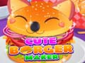 Gêm Creawdwr Burgers Cute ar-lein