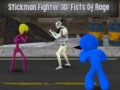 Gêm Fighter Stickman 3D: Pysgodfeydd Corff ar-lein